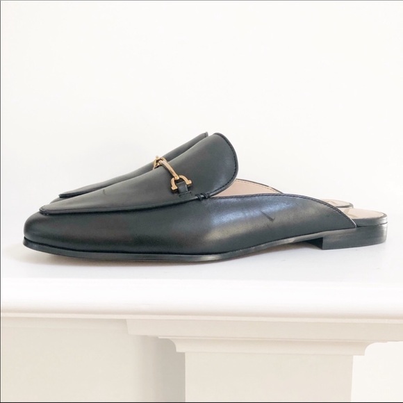 Sam Edelman Lounette Black Leather Mules Sz 6 - Picture 5 of 11